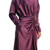 Lycra Satin Balloon Dress – Chic & Effortless Elegance