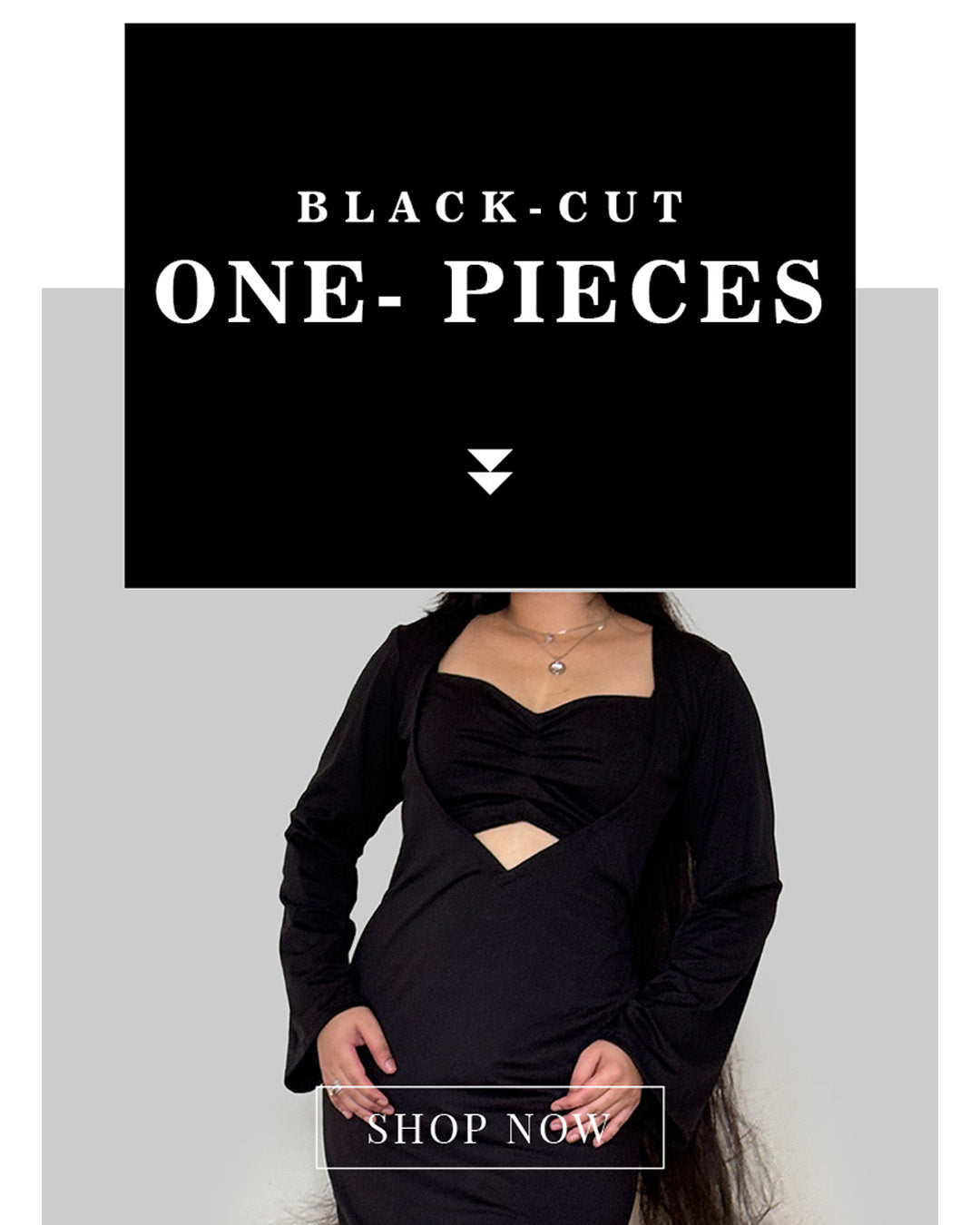 Black Cutout Bodycon Dress