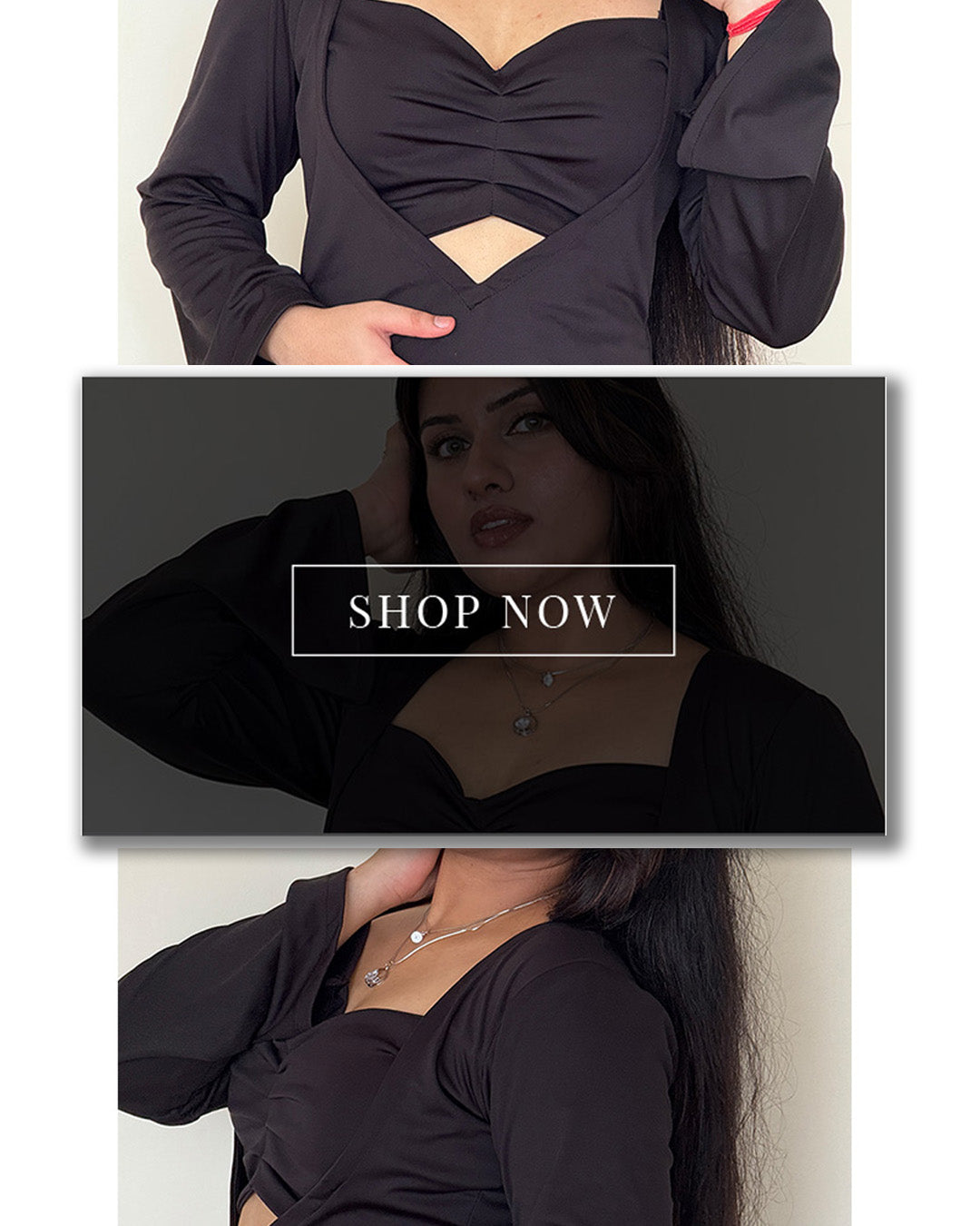 Black Cutout Bodycon Dress