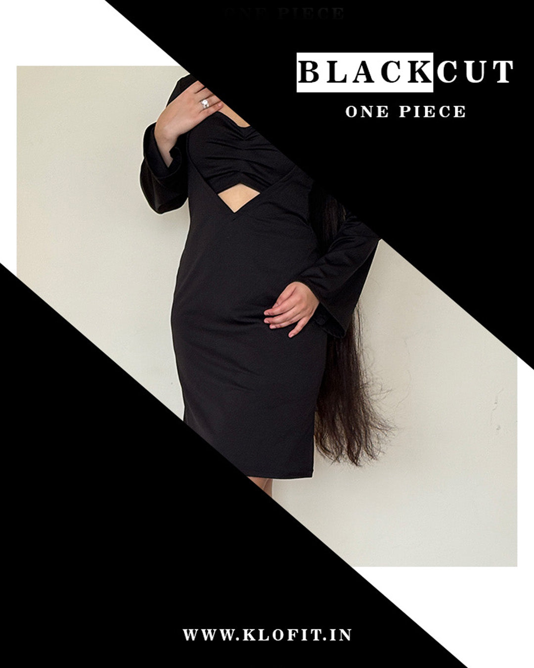 Black Cutout Bodycon Dress