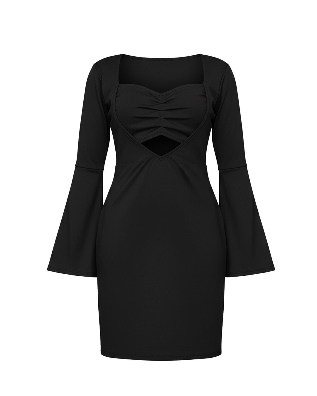Black Cutout Bodycon Dress