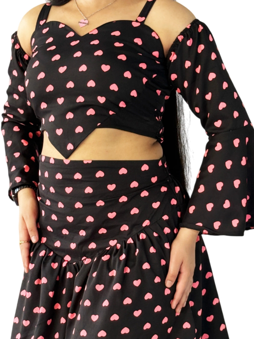 Heart Co-ord Set – Playful & Chic