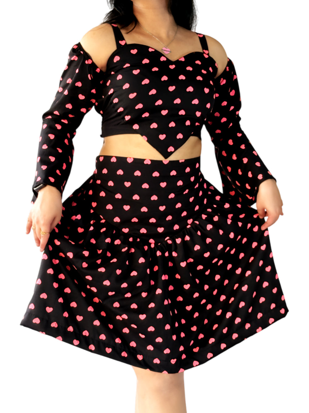 Heart Co-ord Set – Playful & Chic